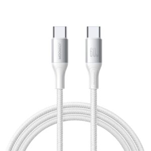 Joyroom Flash Series Snabbladdning USB-C till USB-C Kabel 60W, 1m - Vit