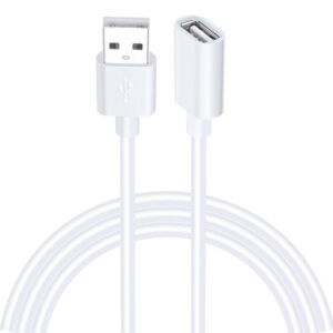 SiGN USB-A förlängningskabel 1m - Vit