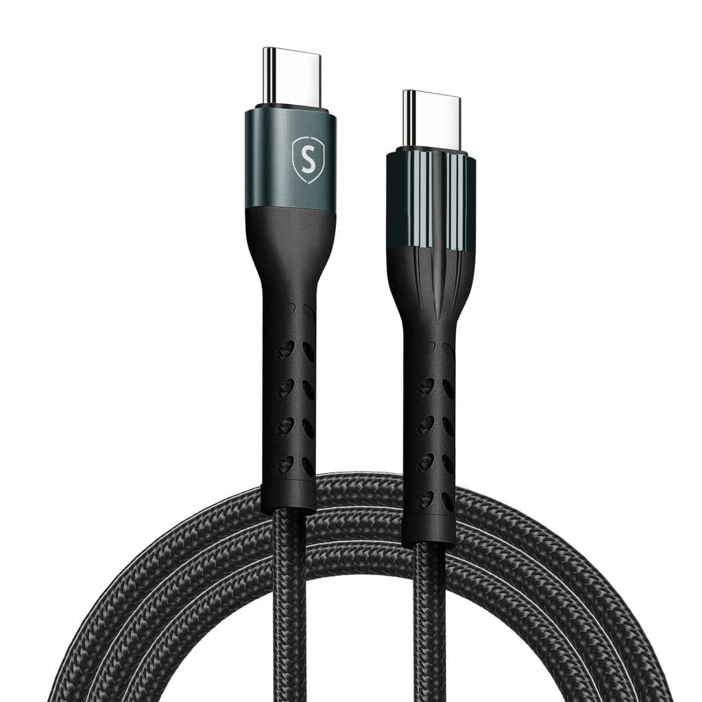 SiGN Cafule USB-C till USB-C Kabel, QC 3.0, PD, 3A, 60W, 2m