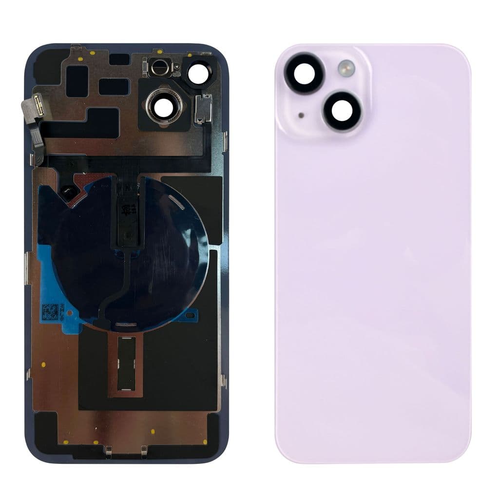 iPhone 14 Plus Baksida med smådelar - Lila