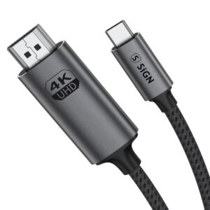 SiGN USB-C till HDMI 4K 60Hz Kabel - Svart