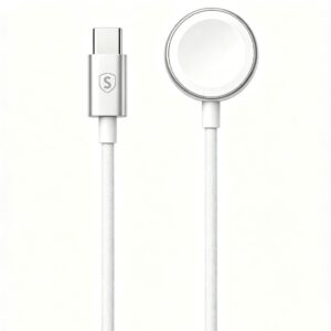 SiGN Magnetisk Trådlös Laddare MagSafe till Apple Watch USB-C 5W - Vit
