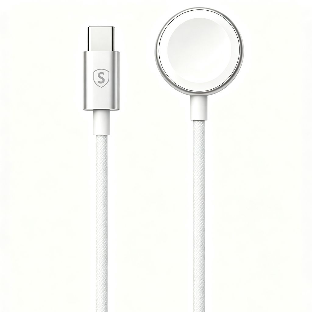 SiGN Magnetisk Trådlös Laddare MagSafe till Apple Watch USB-C 5W - Vit