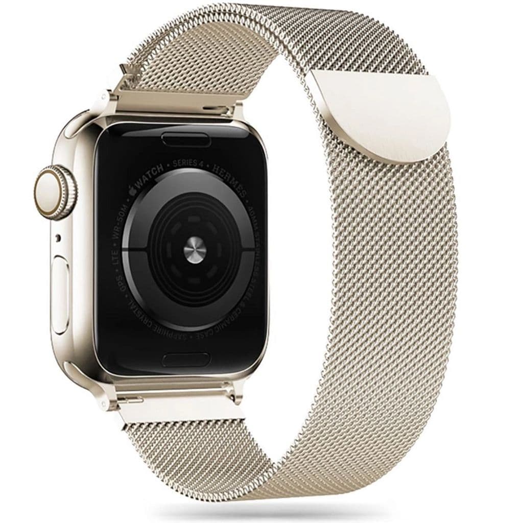 Tech-Protect Milanese Klockarmband Apple Watch 4/5/6/7/8/9/SE/Ultra 1/2 - Beige