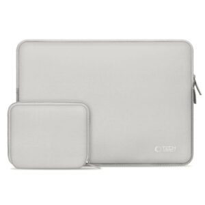 Tech-Protect Neoslim Laptopväska 13-14" med tillbehörspung - Grå