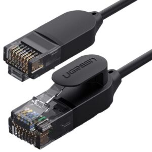 Ugreen Nätverkskabel RJ45 Cat6A UTP 1000Mbps, 2m - Svart