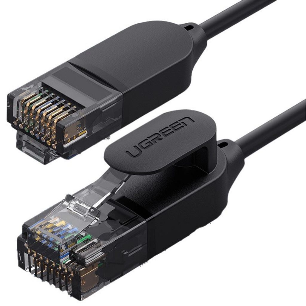 Ugreen Nätverkskabel RJ45 Cat6A UTP 1000Mbps, 2m - Svart