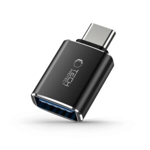 Tech-Protect UltraBoost OTG-adapter USB-C (hane) till USB-A (hona) - Svart