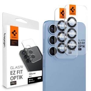Spigen Glas.tR Ez Fit Optik Pro HD Linsskydd 2-pack för Samsung Galaxy S25
