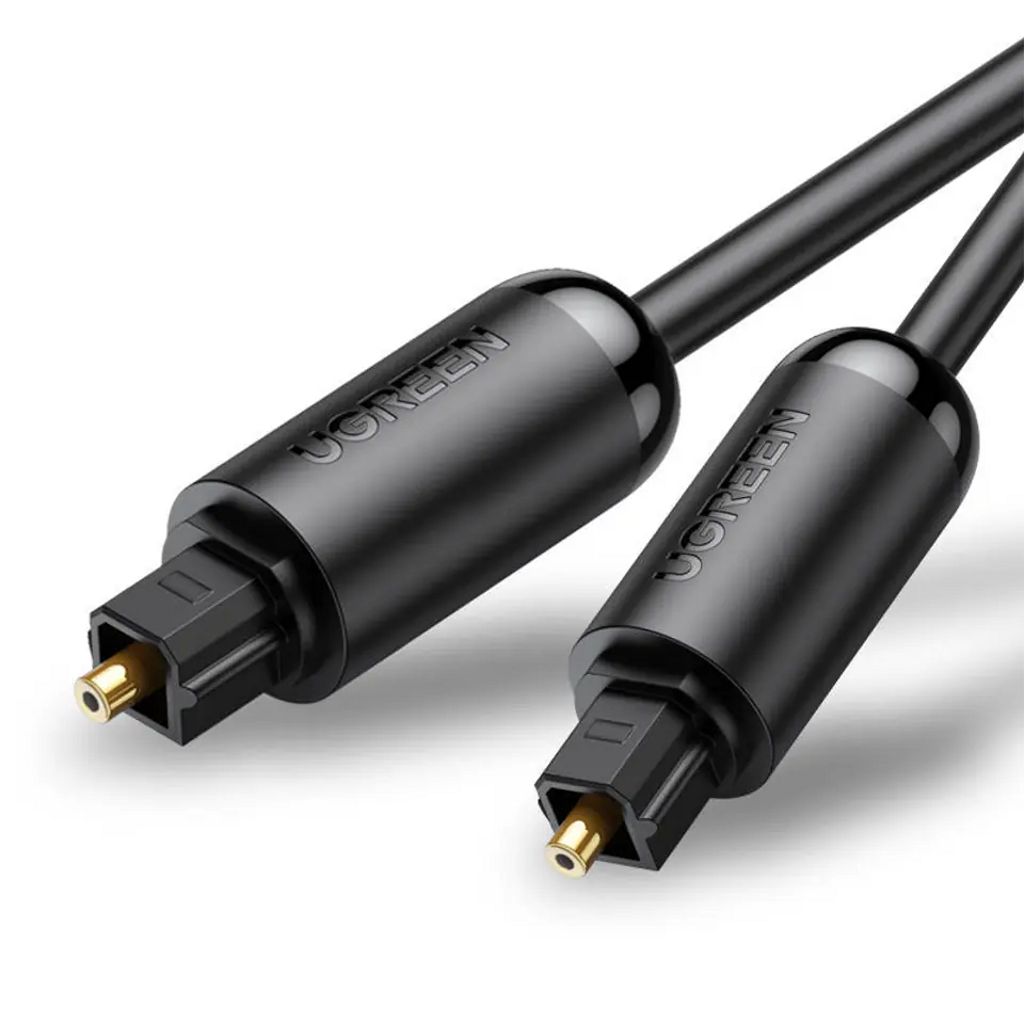 Ugreen Toslink Optisk Audiokabel 2m - Svart