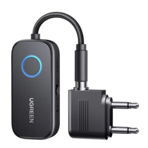 UGREEN Ljudadapter för Flygplan Bluetooth 5.2 sändare/mottagare