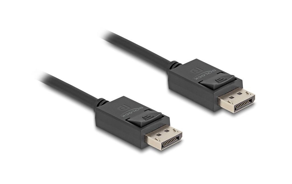 Delock DisplayPort-kabel 16K @ 30Hz / 8K @ 60Hz, 40 Gbps, 2m