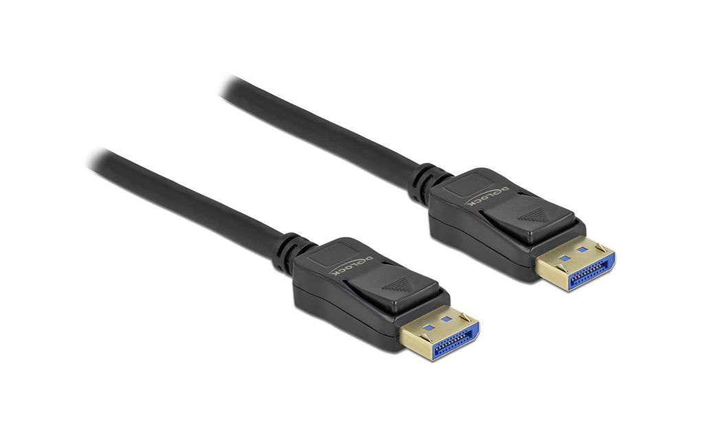 Delock DisplayPort-kabel 10K @ 60 Hz, 54 Gbps, 2m