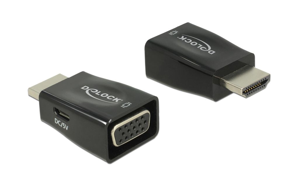 Delock Adapter HDMI hane till VGA hona