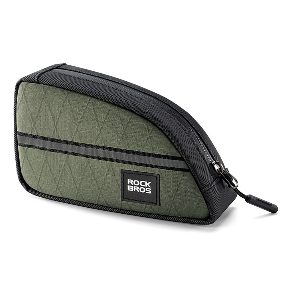 Rockbros Cykelväska Triangel För Ram 0.8L - Grön