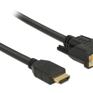 Delock HDMI till DVI 24+1-kabel dubbelriktad, 1,5 m