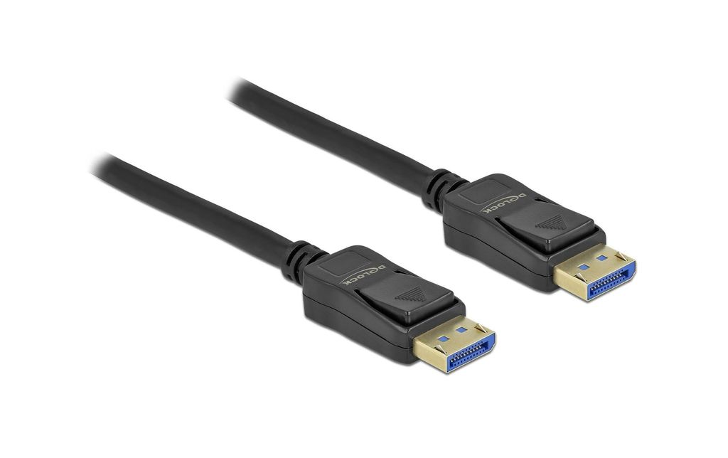 Delock DisplayPort-kabel 10K @ 60 Hz, 54 Gbps, 1m