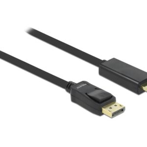 DeLOCK DisplayPort till HDMI Kabel 3m - Svart