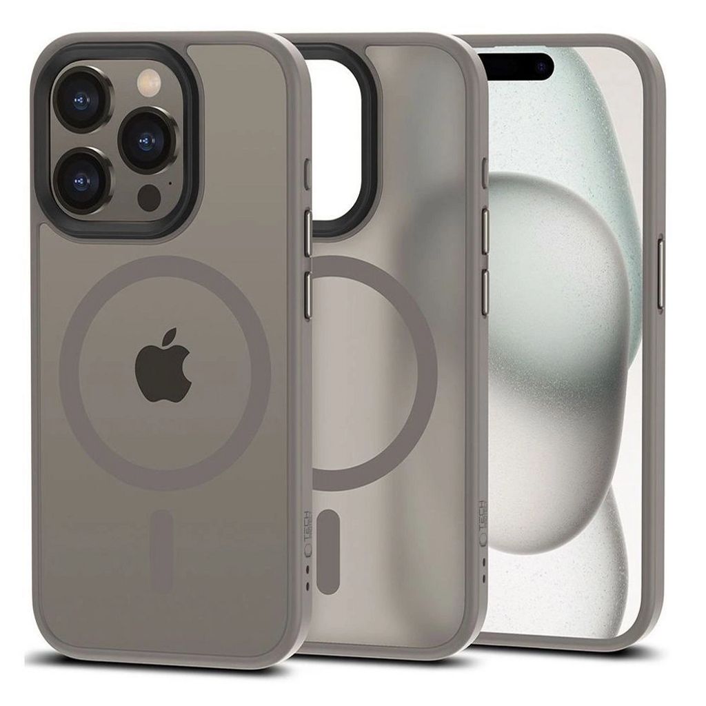 Tech-Protect MagMat MagSafe Skal iPhone 15 Pro - Matt Titan