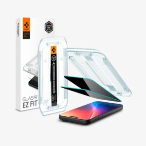 Spigen iPhone 17 Air Glas.tR EZ Fit Privacy Skärmskydd, 2-pack - Transparent
