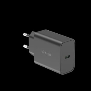 SiGN 45W USB-C PD Snabbladdare - Svart