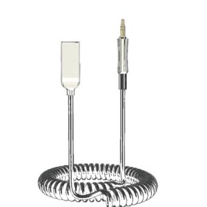 SiGN Bluetooth Bilmottagare Aux med Mikrofon 1m
