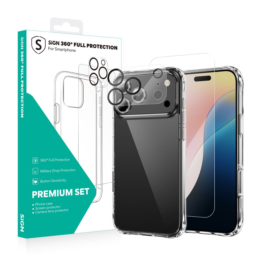 SiGN 360 Skyddspaket till iPhone 17 Pro