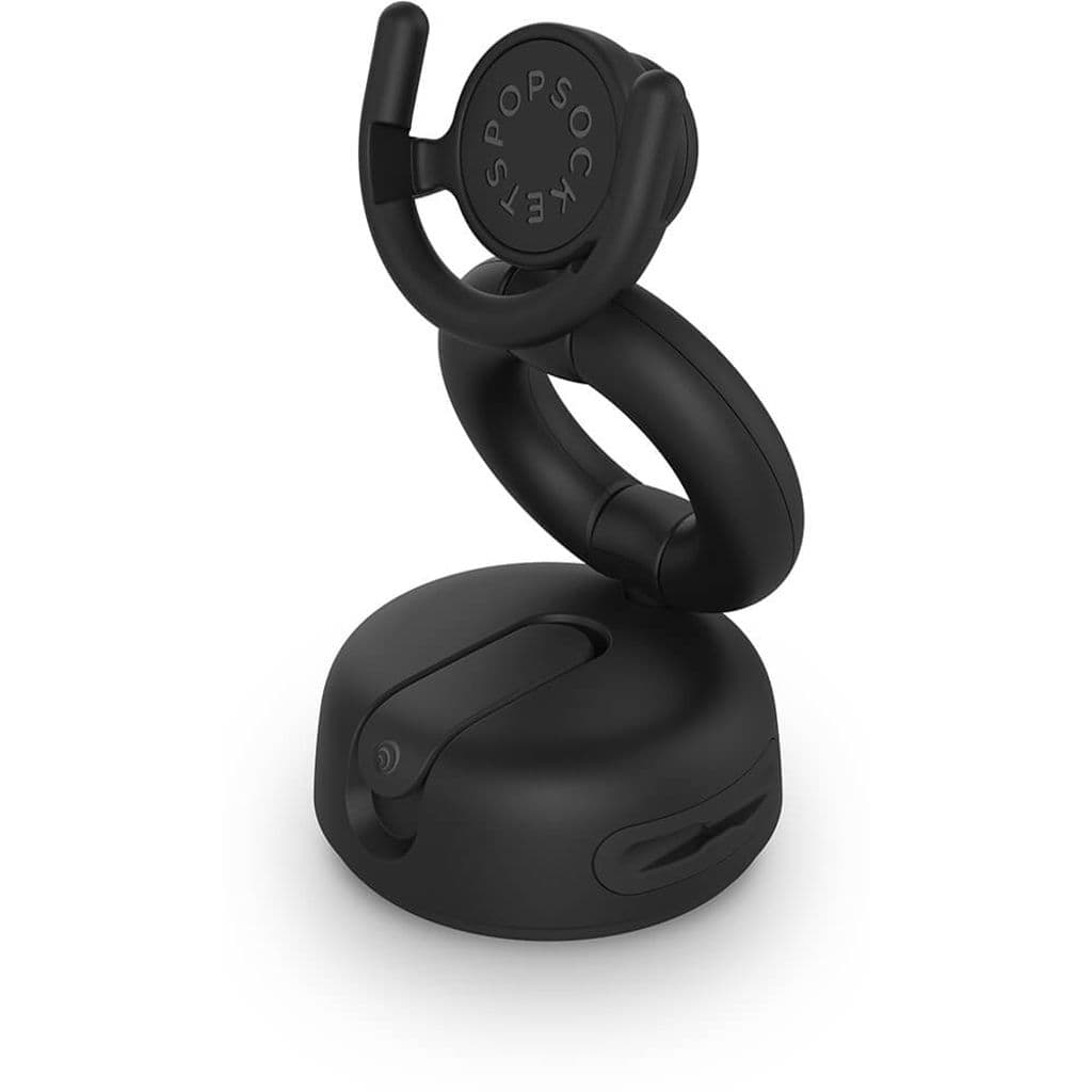 PopSockets mobilhållare för bil instrumentbräda och vindruta – svart