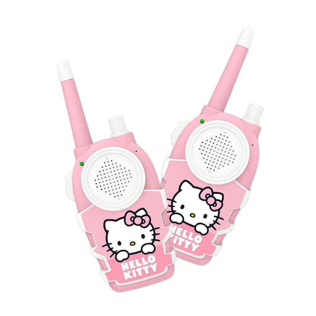 Hello Kitty walkie talkie 150m räckvidd - rosa/vit