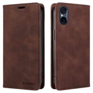 BETOPNICE 003 Sony Xperia 5 VI Fodral med RFID-blockering - Brun