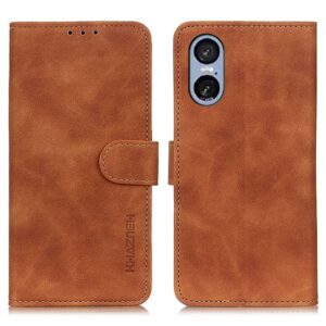 KHAZNEH Sony Xperia 5 VI Plånboksfodral - Brun