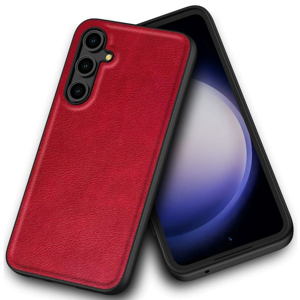 Samsung Galaxy A36 5G Skal i PU-läder - Röd