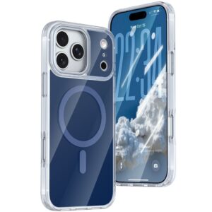 Taltech iPhone 18 Pro/17 Pro MagSafe Skal med acrylbaksida - Blå
