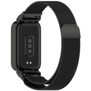 Xiaomi Redmi Band 3/Smart Band 9 Active Milanesiskt armband - Svart
