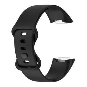 Fitbit Charge 5/6 Silikonarmband - Svart