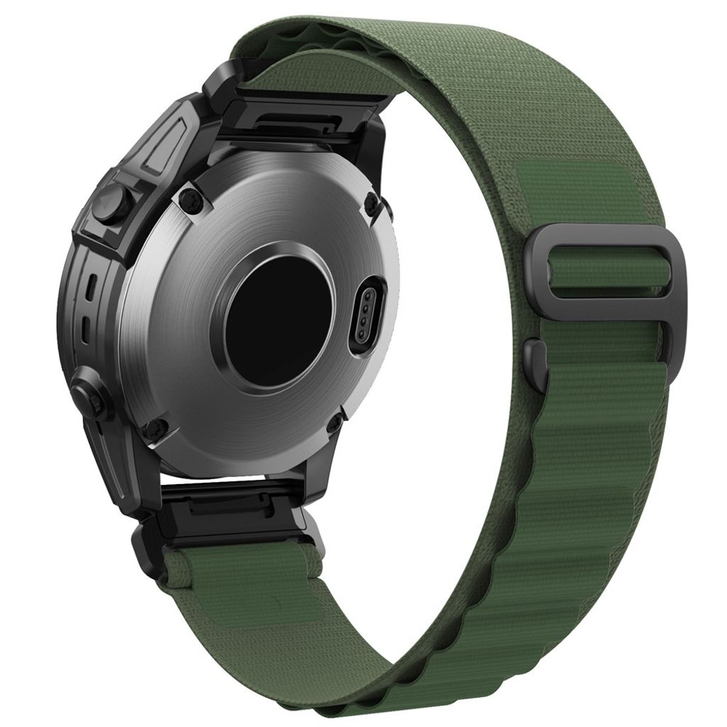 Taltech Garmin Fenix 8 Pro Nylon Armband - Grön