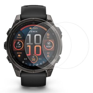 Garmin Fenix 8 43mm Skärmskydd i TPU 2-pack - Transparent