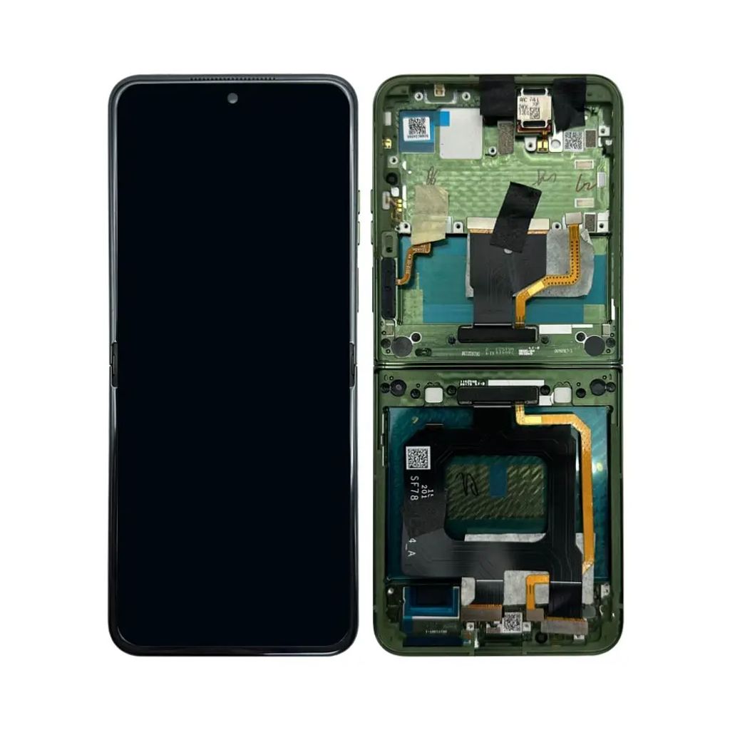 Motorola Razr 50 Ultra LCD-skärm Original - Vårvärgrön