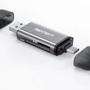 NEXTBATT USB-C / USB-A Kortläsare SD/MicroSD