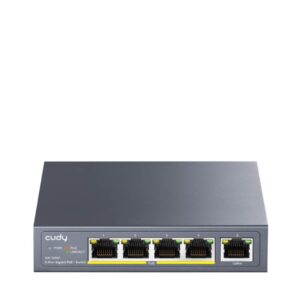 Cudy GS1005P 5-portars Gigabit PoE+ Switch - Svart
