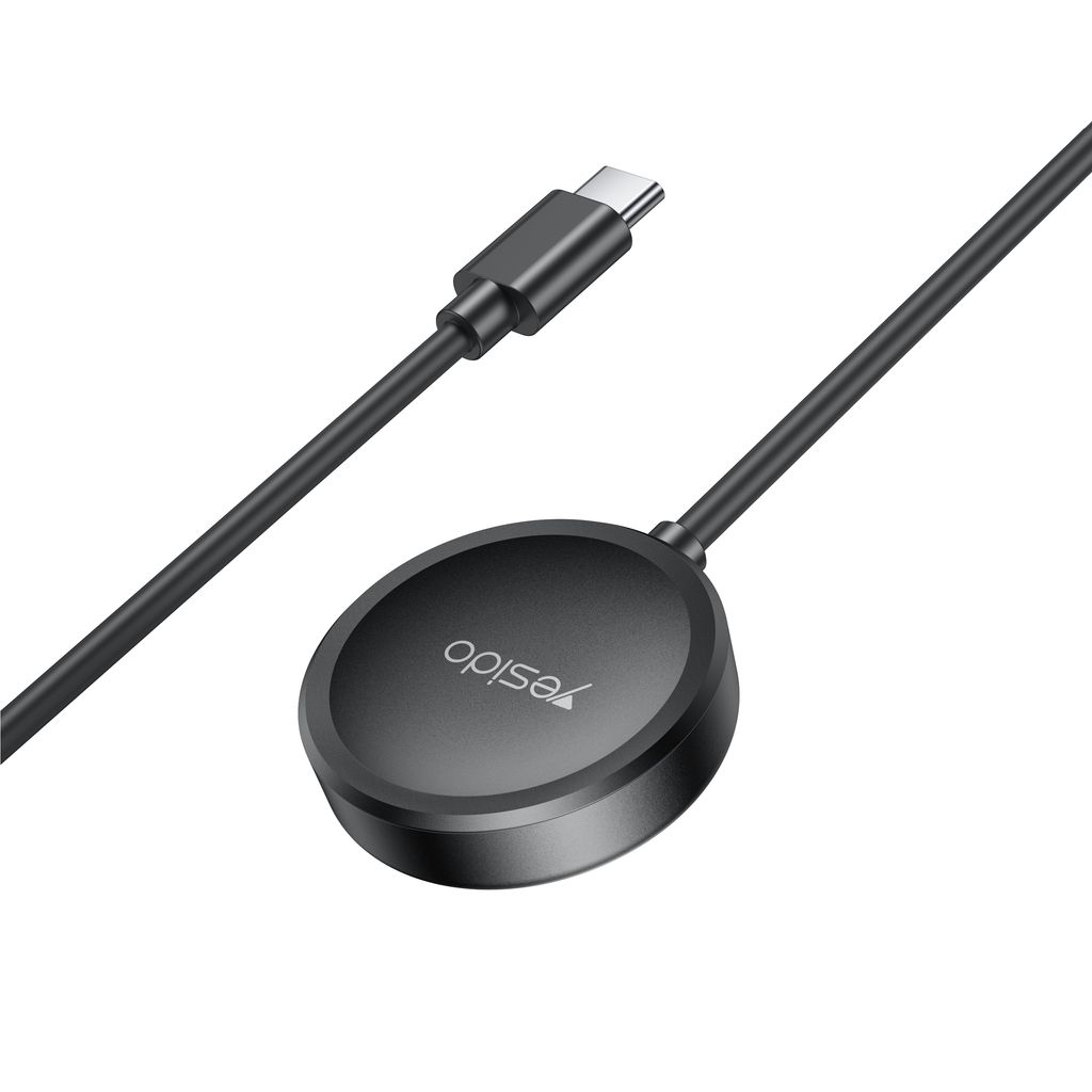 Yesido CA162 Magnetisk Laddare till Samsung Galaxy Watch, USB-C, 1 m - Svart