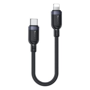 Yesido CA187 USB-C till Lightning Snabbladdningskabel 0.3 m - Svart