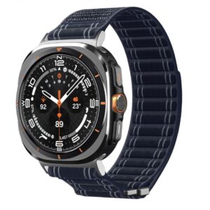 Spigen WBF0 Armband till Samsung Galaxy Watch Ultra/Ultra 2 - Mörkblå