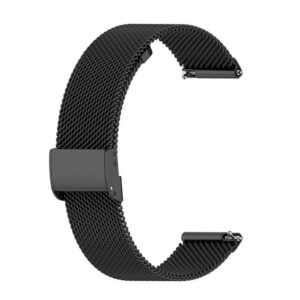 Garmin Lily 2 Kockarmband milanese i rostfritt stål - Svart