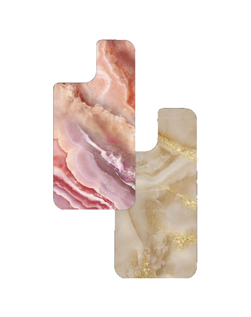 iDeal of Sweden iPhone 17 Pro Print Pack - Blush Pink Marble