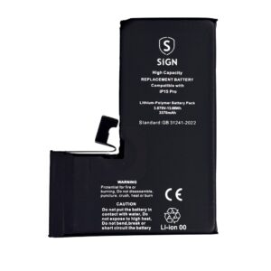 iPhone 15 Pro Batteri med hög kapacitet - 3350mAh