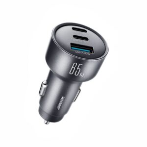 Joyroom JR-CL21 65W 3-i-1 Billaddare USB-C/USB-A - Svart