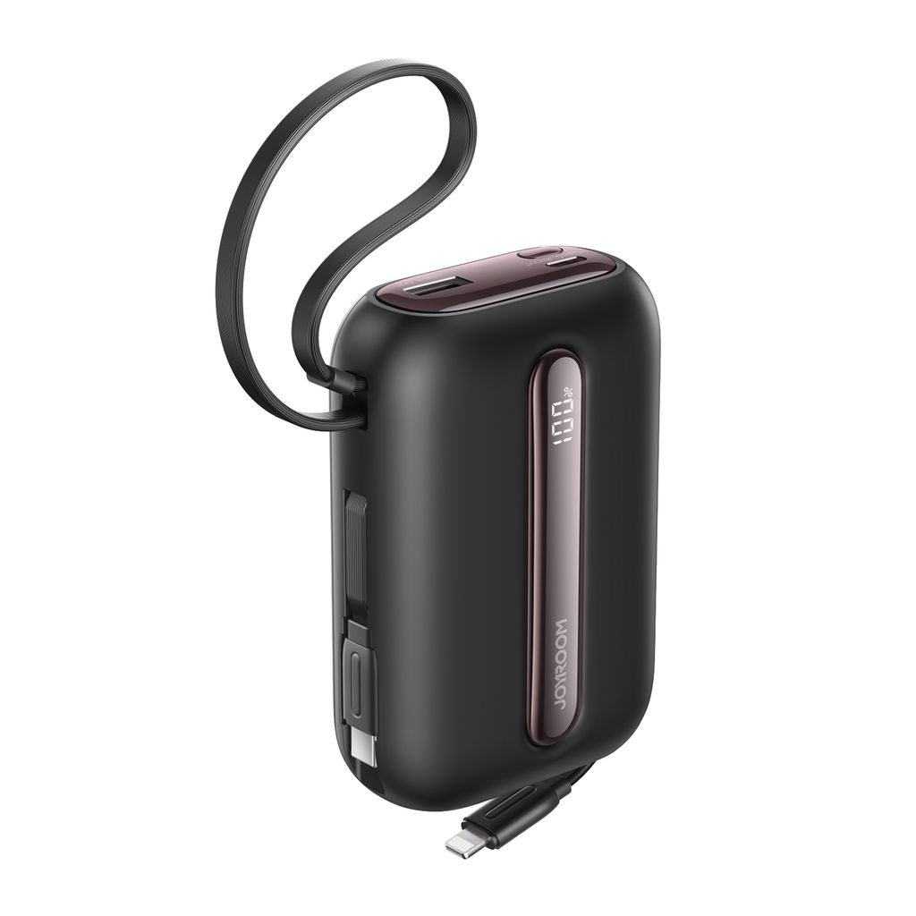Joyroom 45W Powerbank 20000mAh med dubbla kablar - Svart