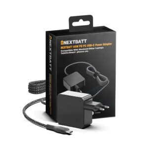 NEXTBATT USB-C Laddare 65W PD3.0 – För MacBook, PC och laptops