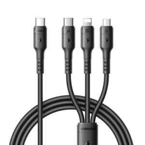 Joyroom S-A61 OmniGo 3-i-1 USB-C-kabel - Svart